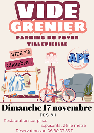 Vide grenier automne 2024